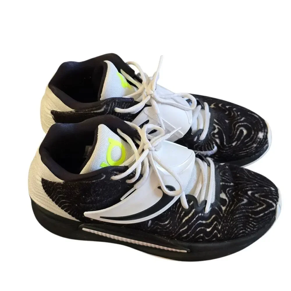 Nike KD 14 TB Basketball B/W Unisex Size 10 Volt Kevin Durant DA7850-001 Sneaker